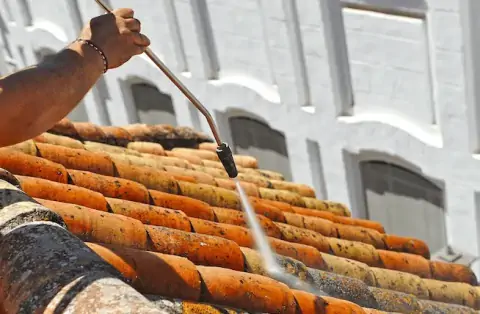 Nettoyage de toitures - Lorp-Sentaraille